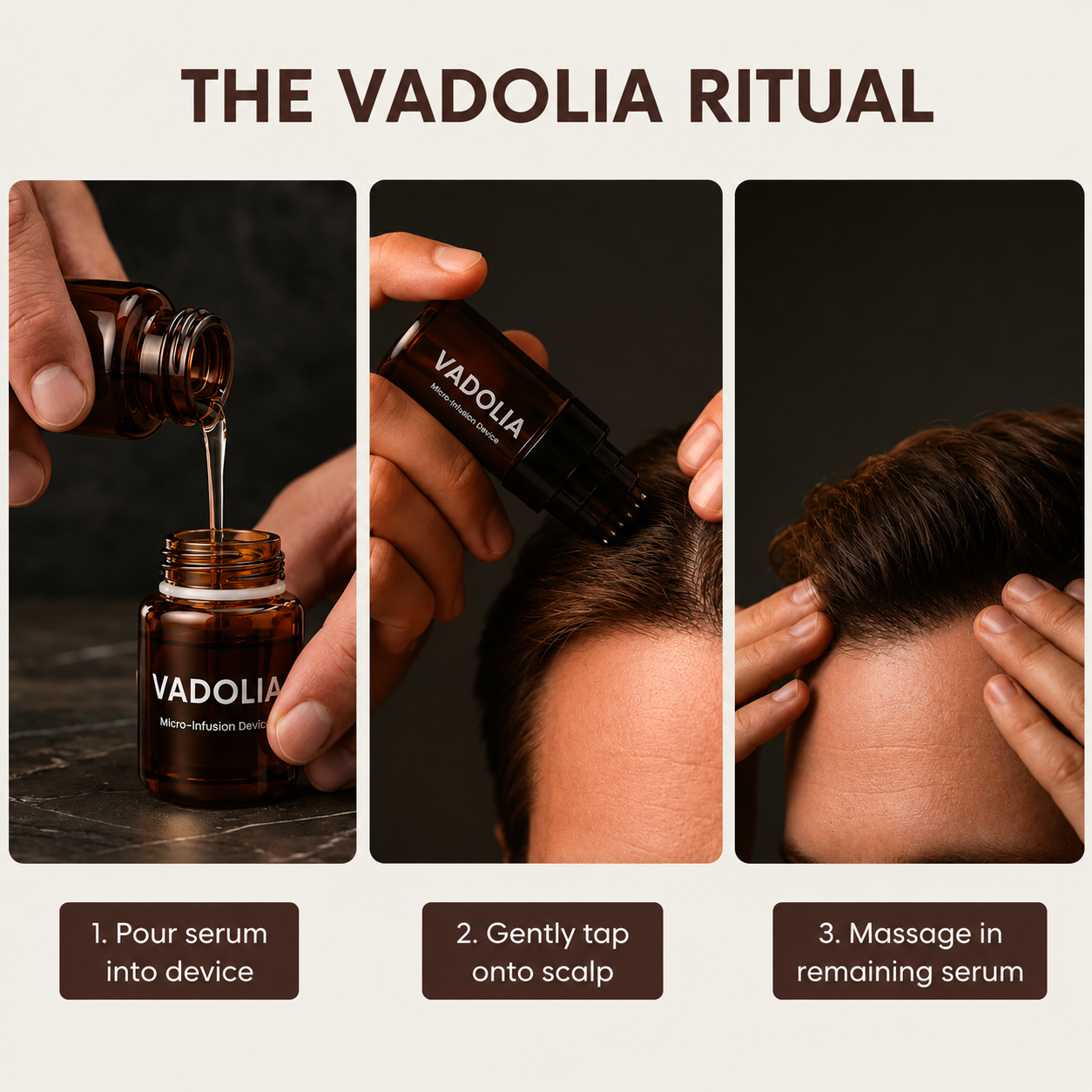 Vadolia™ Hair Renewal Micro-Infusion System | Fuller-Looking Hair Starts Here